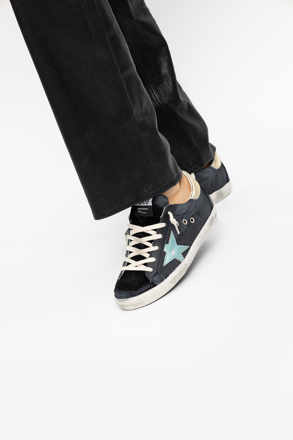 Golden goose clearance superstar blu